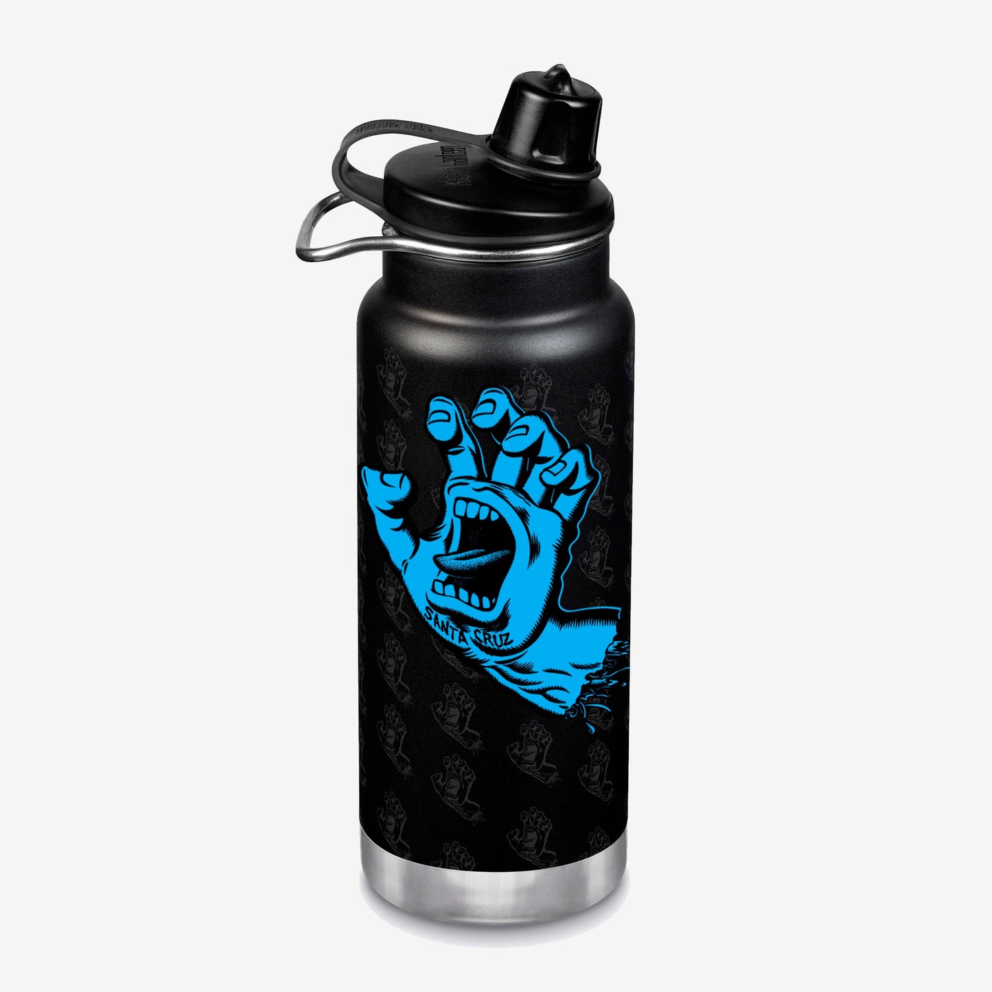 32oz-tkwide-with-chug-cap-santa-cruz-screaming-hand-q1 K32TKWCG-BK-SantaCruze_ScreamingHand.jpg