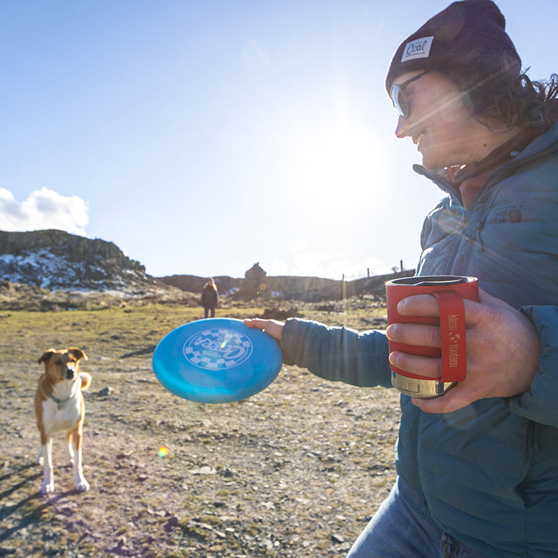 12oz-camp-mug-y5 insulated_camp_mug_12oz_woman_dog_frisbee_square.jpg